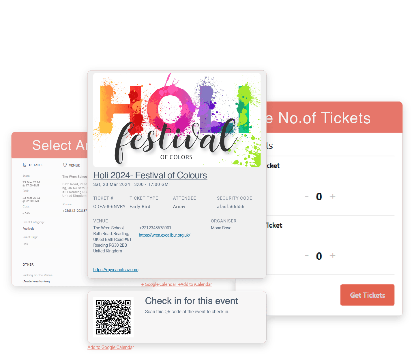 Free event ticketing system platform