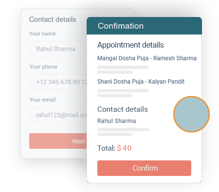 Contact details and Appointment info