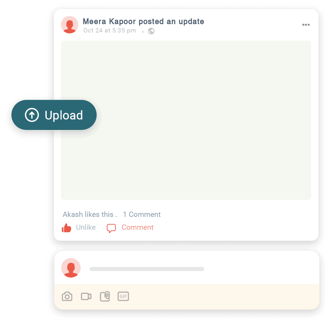 Upload a social post