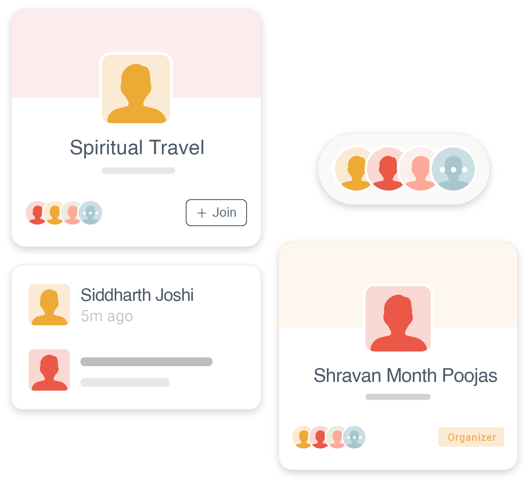 Group and Forums with list and members