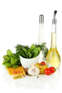 Fresh herbs, garlic, and vegetables for Bhog in Utsav Market™.