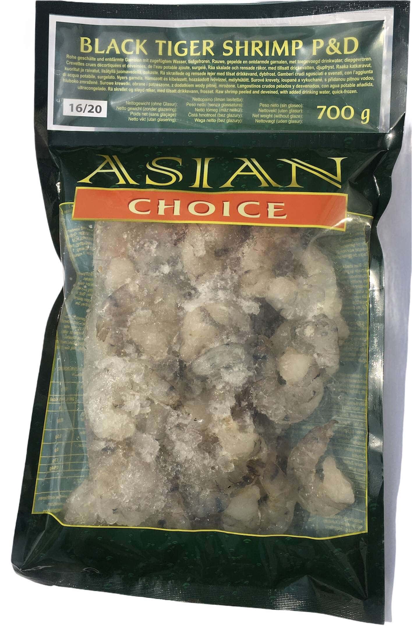 Frozen Asian Choice Black Tiger Essay plead 16/20 700gm – Only Berlin Same Day Delivery