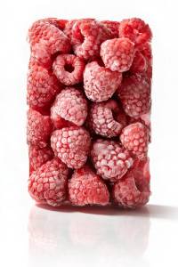 Frozen raspberries ideal for desserts, smoothies, and healthy snacks.