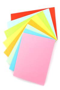 Bright coloured paper sheets ideal for arts and crafts projects at Utsav Market™. Perfect for creati.